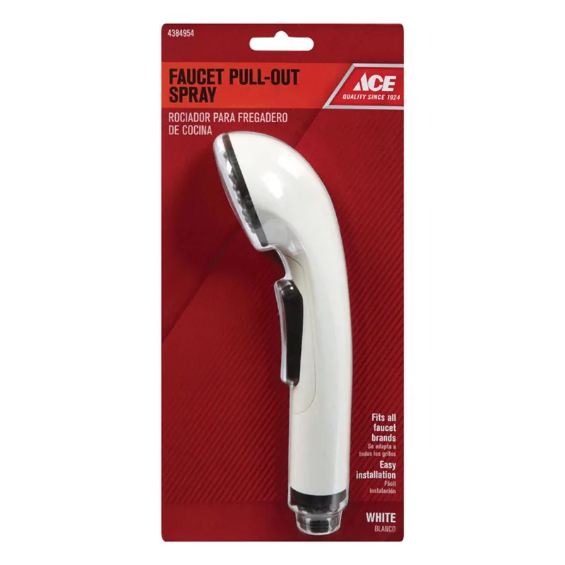 Universal White Kitchen Pullout Spray Head For Faucets - Model 9da0010415