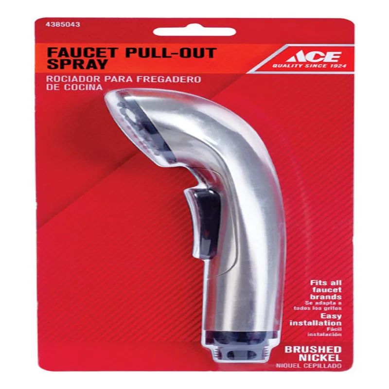Universal Brushed Nickel Kitchen Pullout Spray Head For Various Faucet Brands