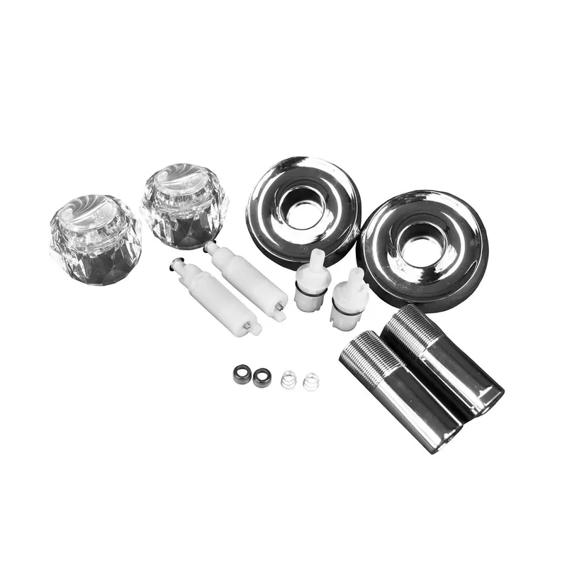 Chrome Tub And Shower 2-handle Remodel Kit For Delta Faucets