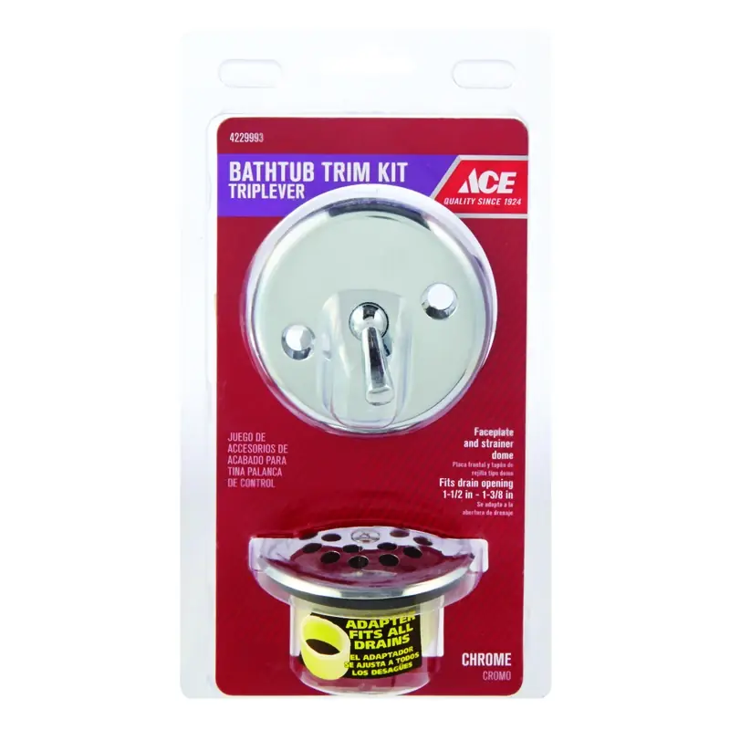 Ace Chrome Trim Kit 1-1/2 - 1-3/8 In. Dia.