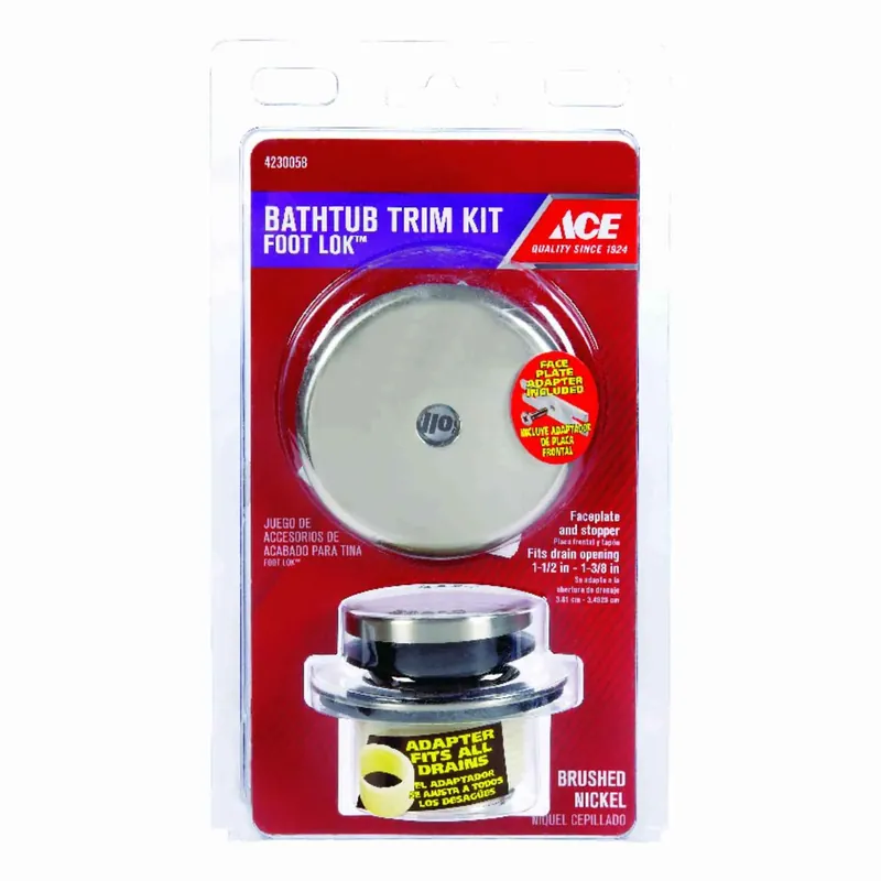 Ace Foot Lok Steel Trim Kit 1-1/2 - 1-3/8 In. Dia.
