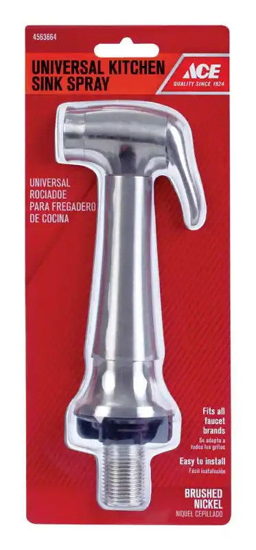 Brushed Nickel Kitchen Faucet Sprayer - Universal Fit For All Faucet Brands