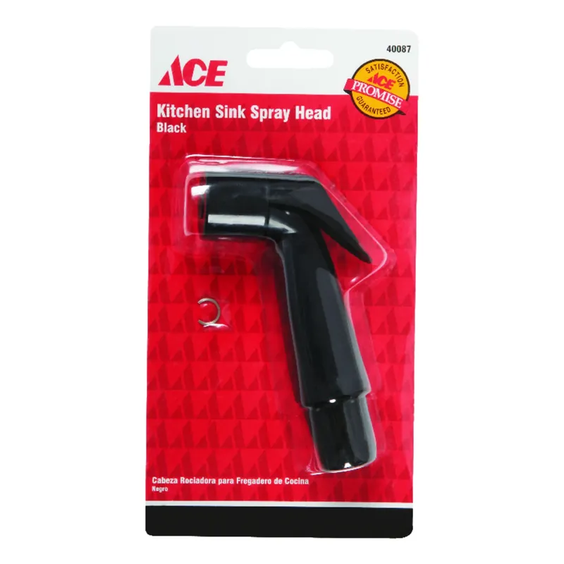 Universal Black Kitchen Faucet Sprayer With High Pressure Trigger Action
