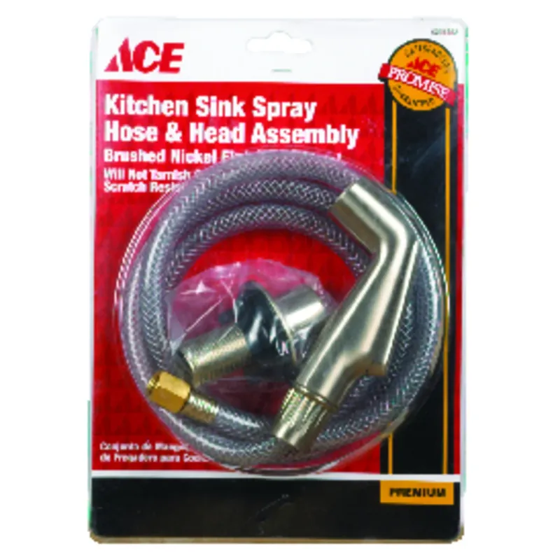 Universal Brushed Nickel Faucet Sprayer With Hose For All Faucet Brands