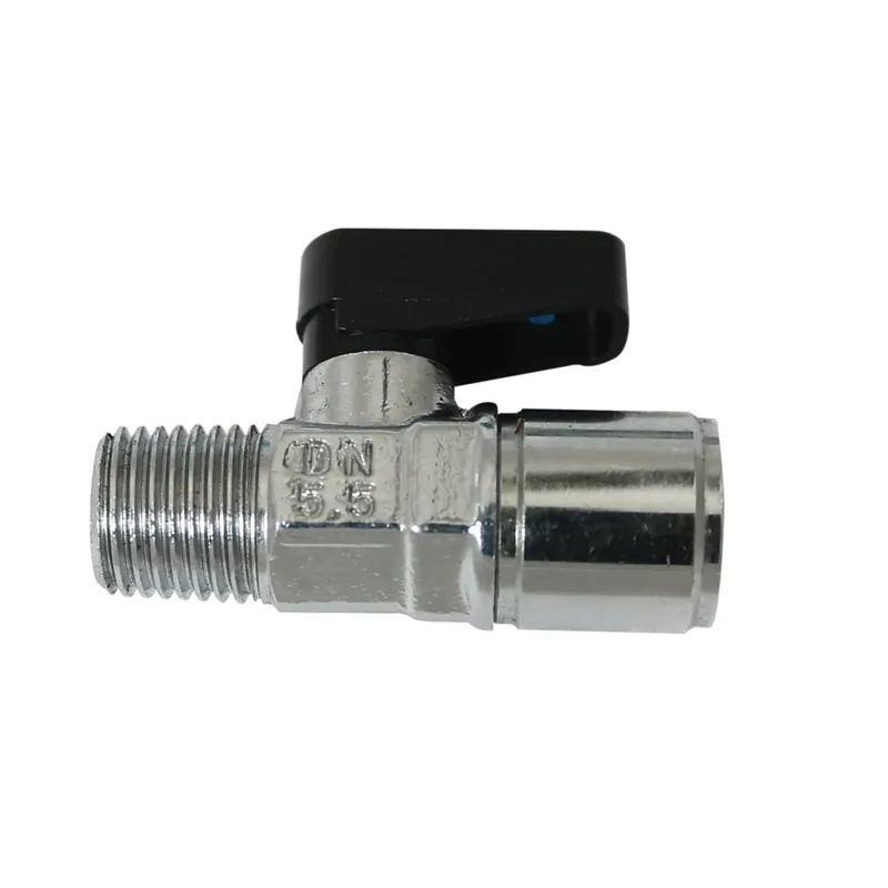 1/4 In. Lead Free Brass Threaded Ball Valve - Quarter Turn Design
