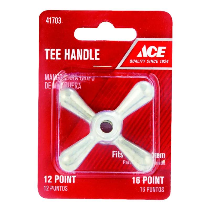 Aluminum Tee Faucet Handle 1/2 In. Diameter For Tee Valve