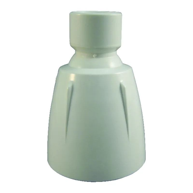 White Plastic Showerhead With 6 Settings, 2.5 Gallons Per Minute Flow Rate