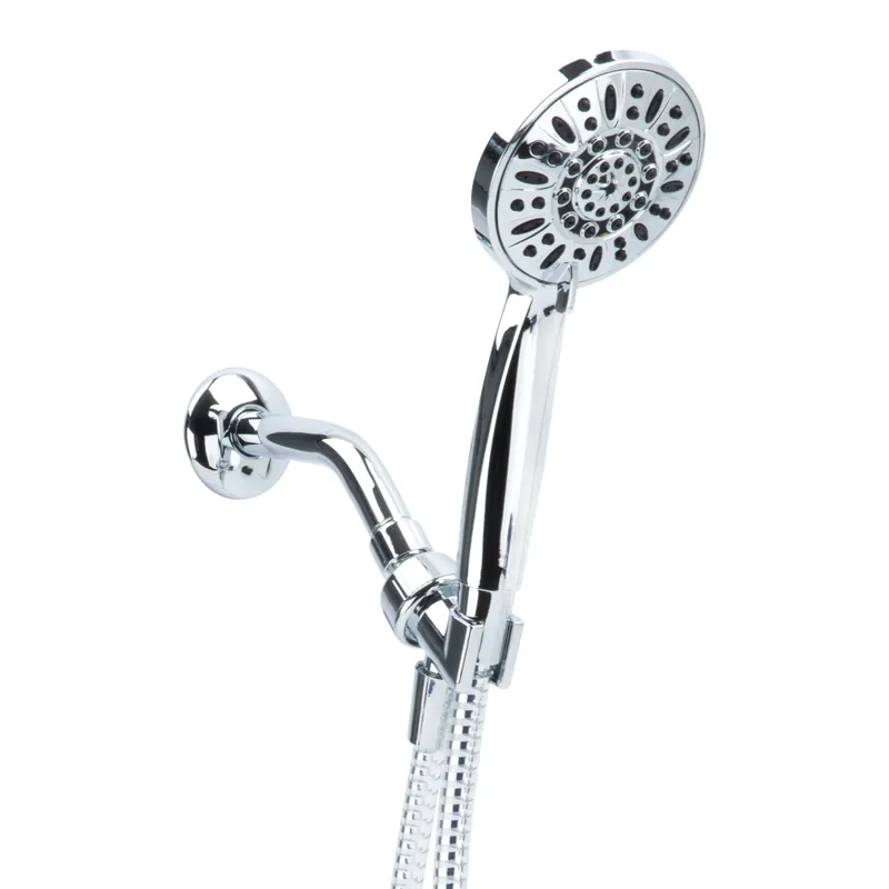 Chrome Pvc Handheld Showerhead With 3 Settings And 1.8 Gpm Flow Rate