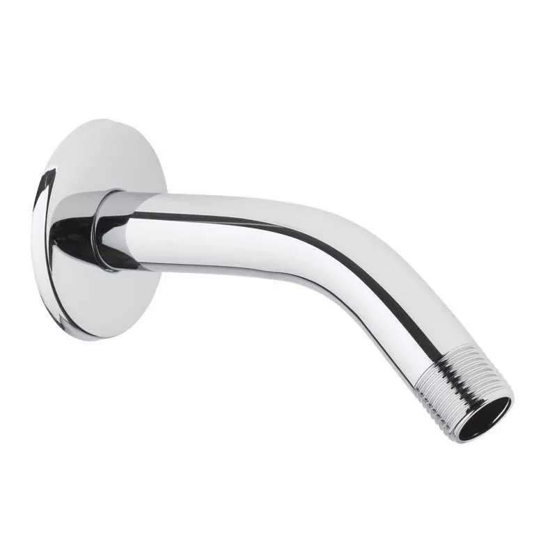 Oakbrook Collection Chrome Stainless Steel Shower Arm & Flange – Sleek Modern Bathroom Upgrade