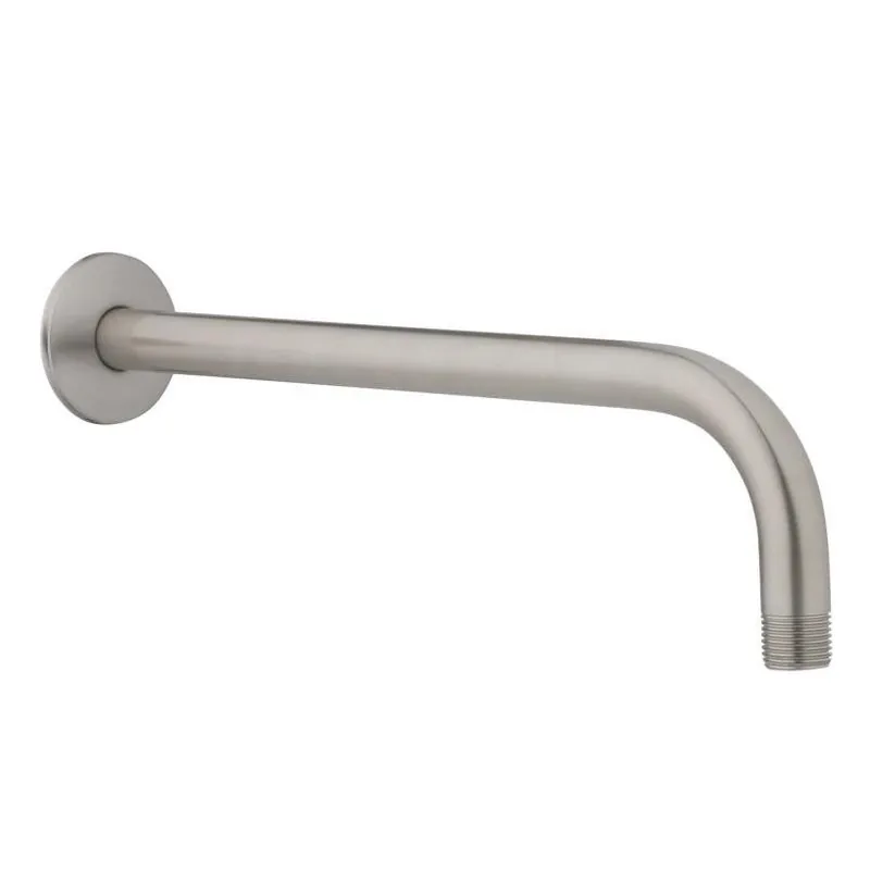 Brushed Nickel Stainless Steel Shower Arm & Flange – Oakbrook Collection