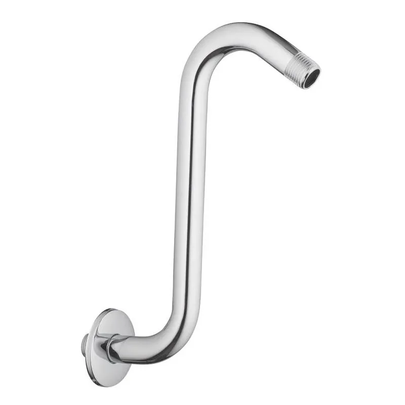 Oakbrook Collection Chrome Stainless Steel Shower Arm & Flange – 1/2" Connection