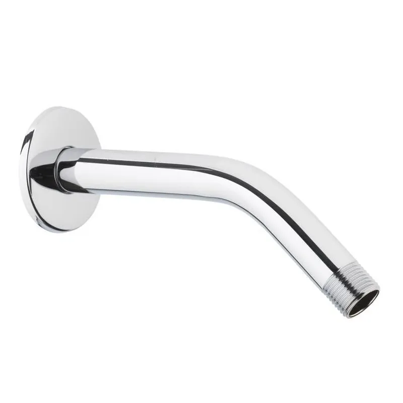 Premium Chrome Stainless Steel Shower Arm & Flange – Modern Bathroom Upgrade