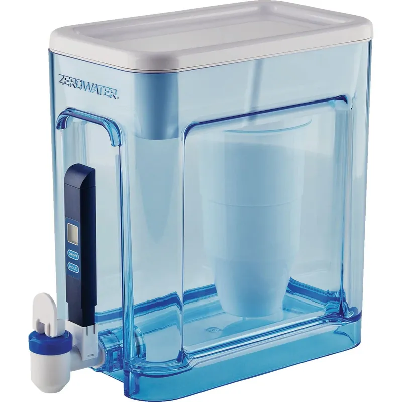 Zerowater 22-cup Ready-read Water Filtration Dispenser, Blue, Model Zd-022-rr