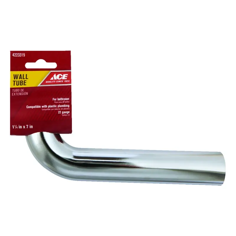 1-1/4 In. Diameter X 7 In. Length Brass Wall Bend For Plumbing