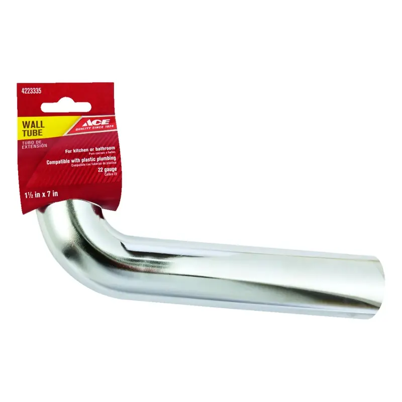 1-1/2 In. Diameter X 7 In. Length Brass Wall Tube For Kitchen Plumbing
