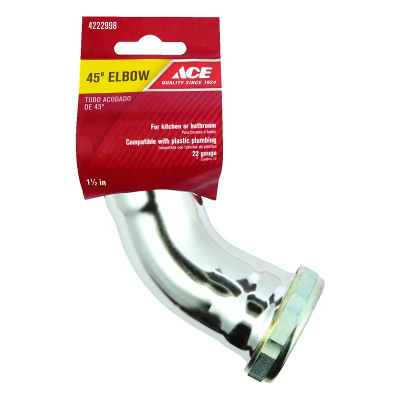 1-1/2 In. Diameter Brass 45 Degree Elbow For Plumbing Applications