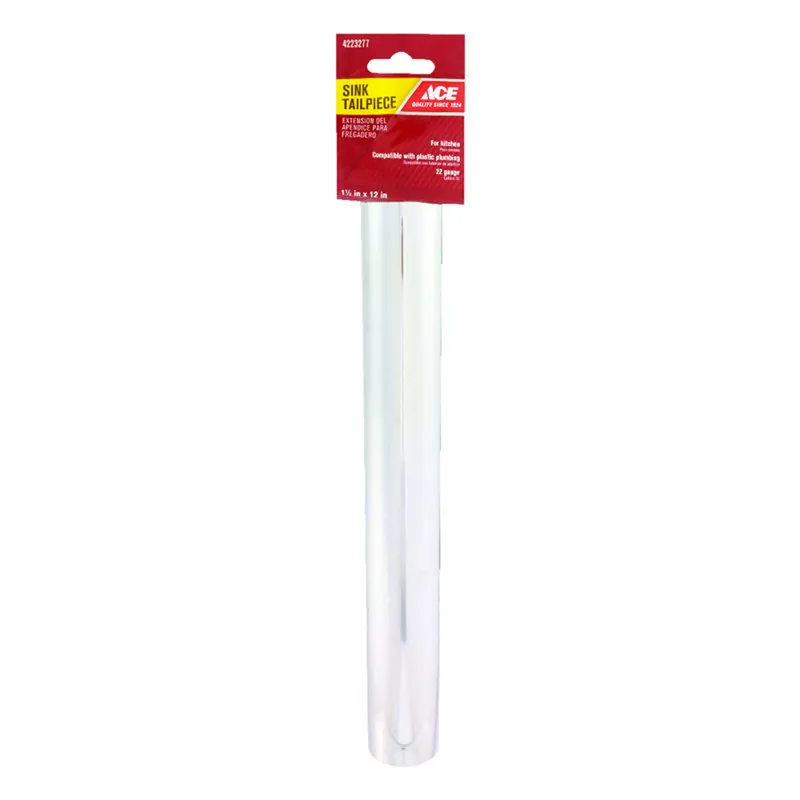 1-1/2 In. Diameter X 12 In. Length Brass Tailpiece For Kitchen Drainage