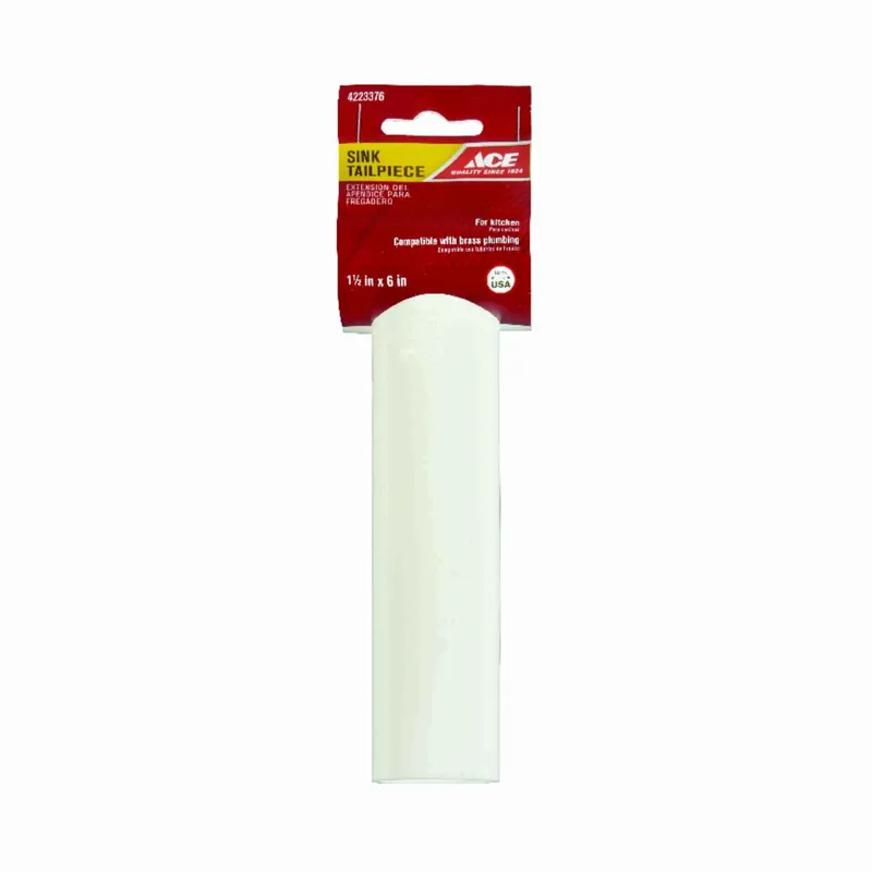 1-1/2 In. Diameter X 6 In. Length Polypropylene Sink Tailpiece