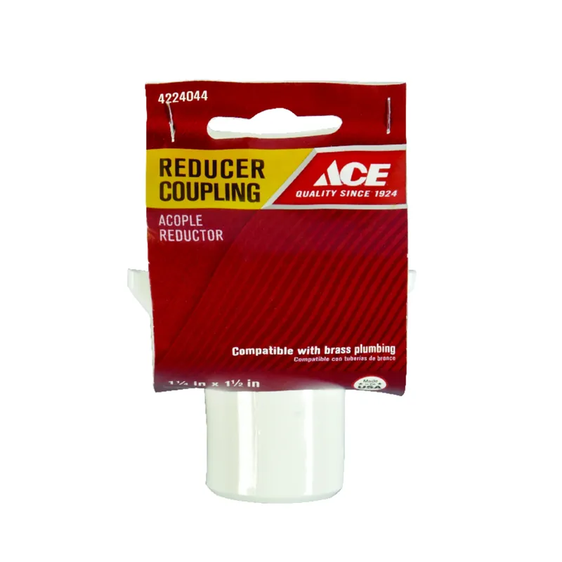 Ace 1-1/4 In. Slip X 1-1/2 In. Dia. Slip Plastic Reducing Coupling