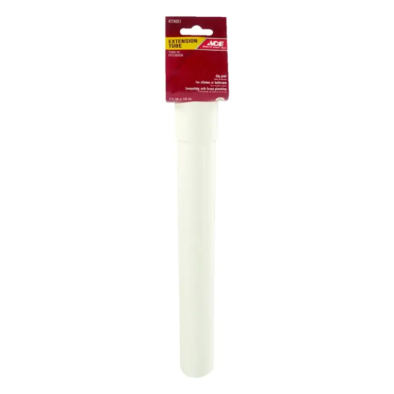 1-1/2 In. Diameter X 12 In. Length Polypropylene Extension Tube For Sinks