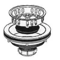 Adjustable Post Sink Strainer White Pp5460 For Kitchen And Bathroom Sinks