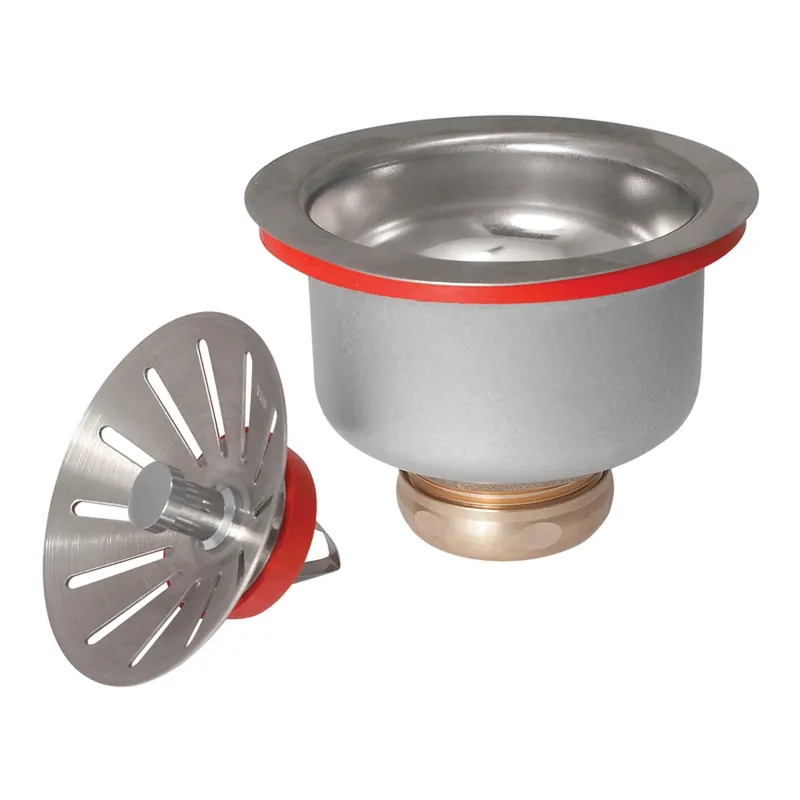 Heavy-duty 3-1/2 In. Stainless Steel Conical Strainer With Locking Shell
