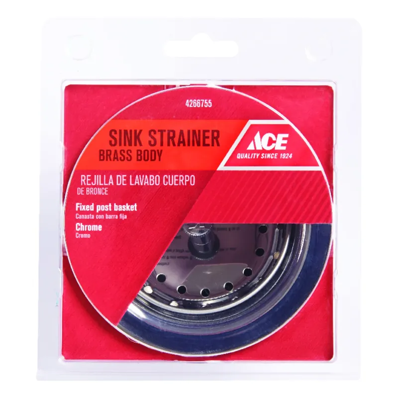 3-1/2 In. Diameter Brass Basket Strainer Assembly For Plumbing