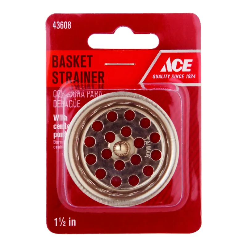1-1/2 In. Diameter Stainless Steel Crumb Cup Basket Strainer