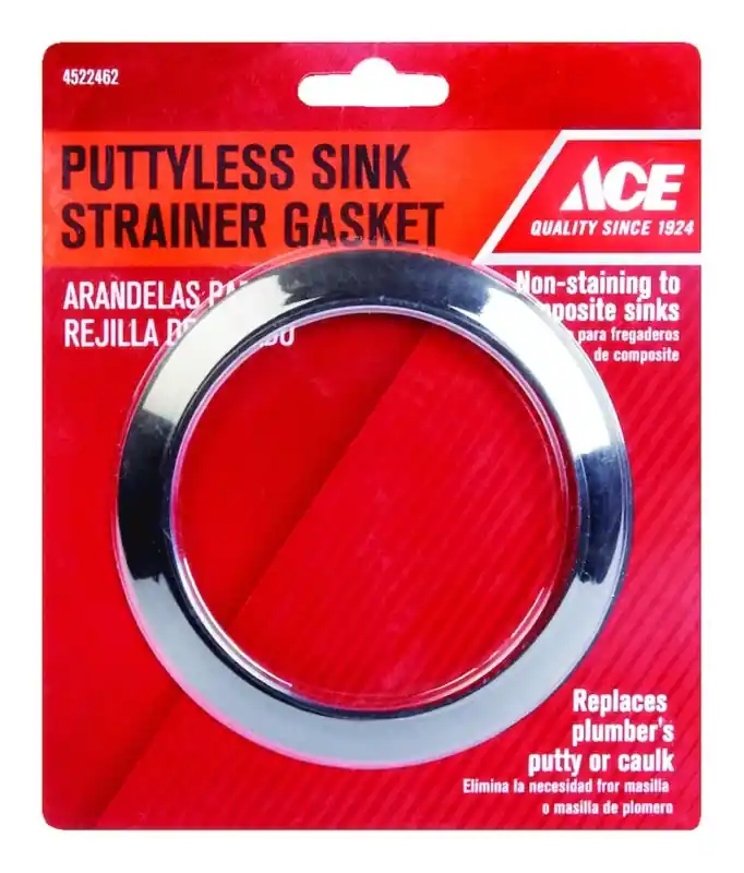 Rubber 3-3/8 In. Diameter X 4-1/4 In. Diameter Replacement Sink Strainer Gasket