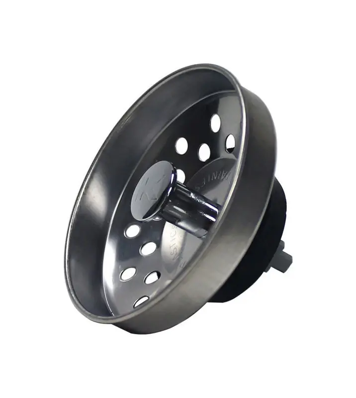 3 Inch Diameter Natural Stainless Steel Sink Strainer With Fixed Post