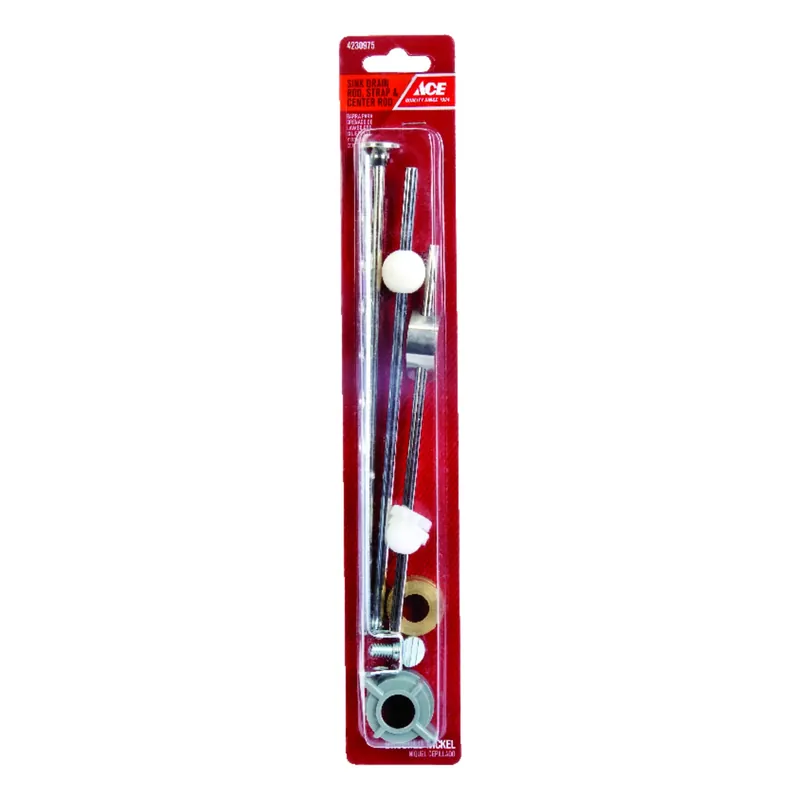 Chrome Nickel Sink Drain Rod And Strap For Lavatory Sink Drains