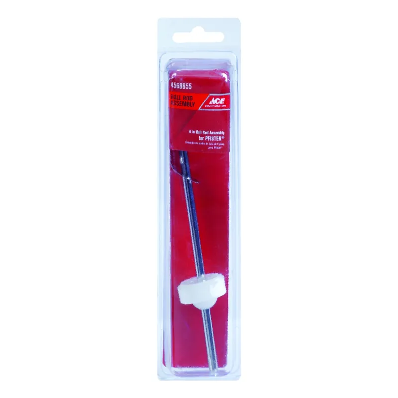 6 In. Chrome Brass Pop Up Ball Rod For Lavatory Faucets