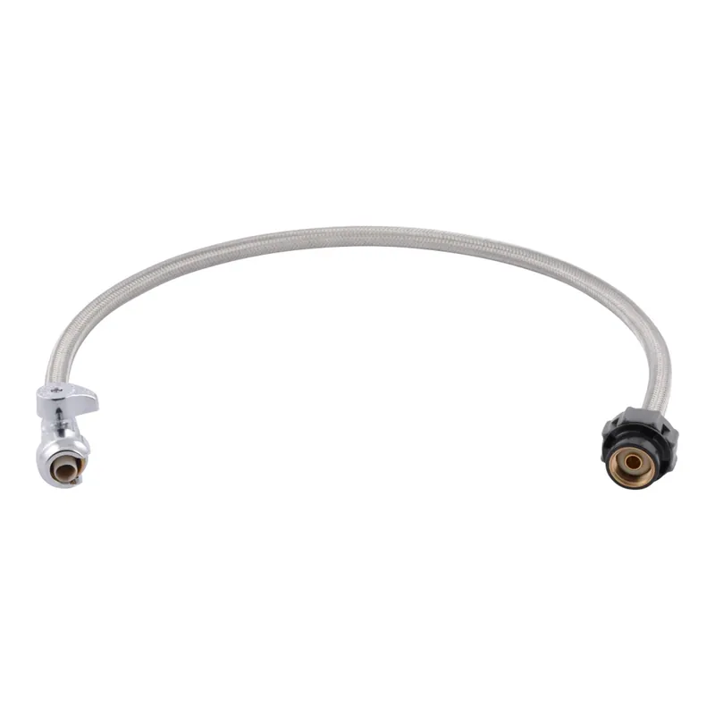 267165 0.5 X 0.5 X 30 In. Push-to-Connect Straight Stop Faucet Connector