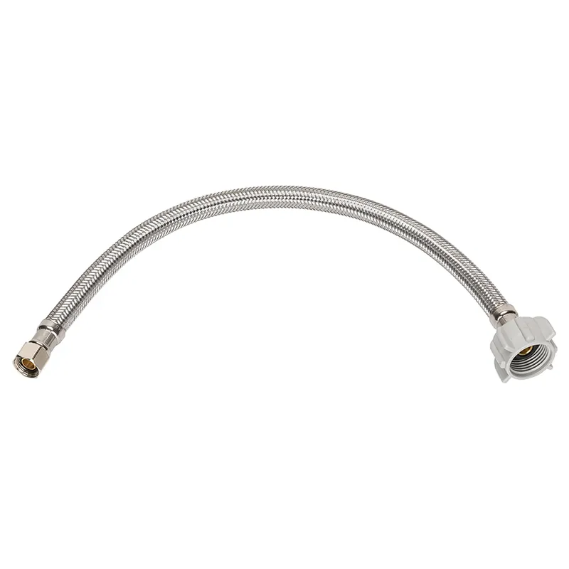 3/8 In. Compression X 7/8 In. Dia. Ballcock 20 In. Stainless Steel Toilet Supply Line