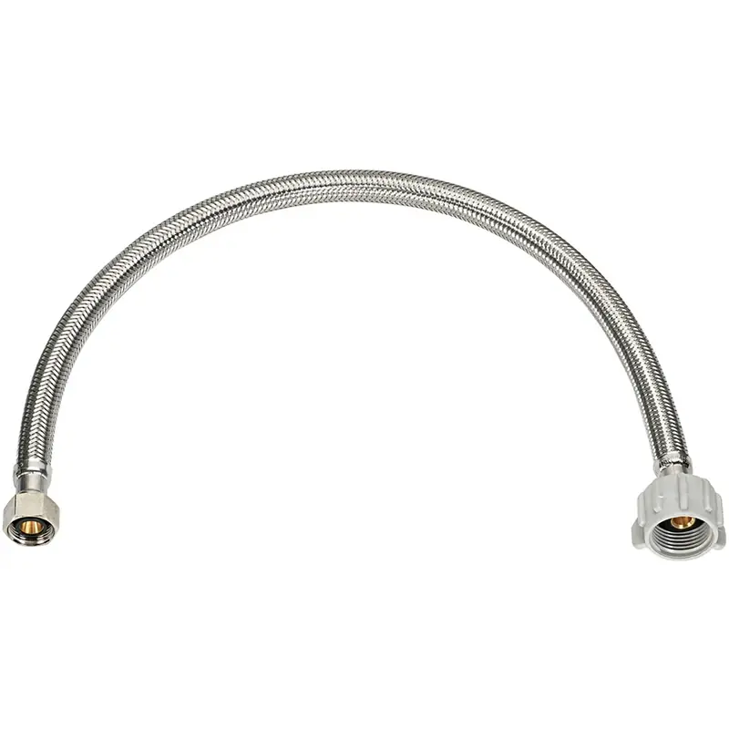 1/2 In. Compression X 7/8 In. Diameter X 16 In. Braided Stainless Steel Toilet Supply Line