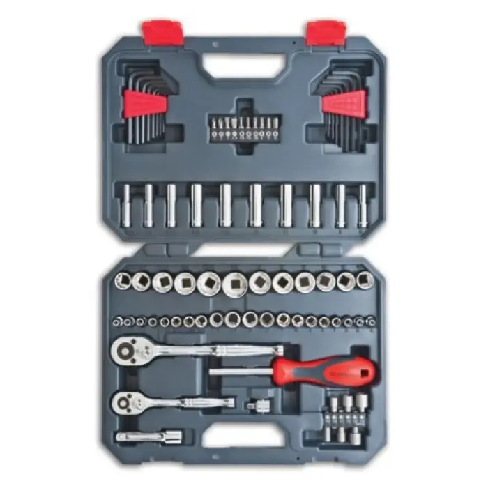 Ctk84c 84-piece Mechanics Tool Set With 1/4 In. And 3/8 In. Drive