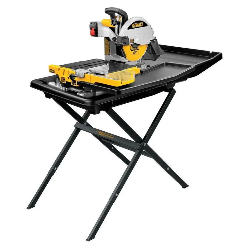 Dewalt 15 Amps Corded 10 Inch Wet Tile Saw With Stand D24000s