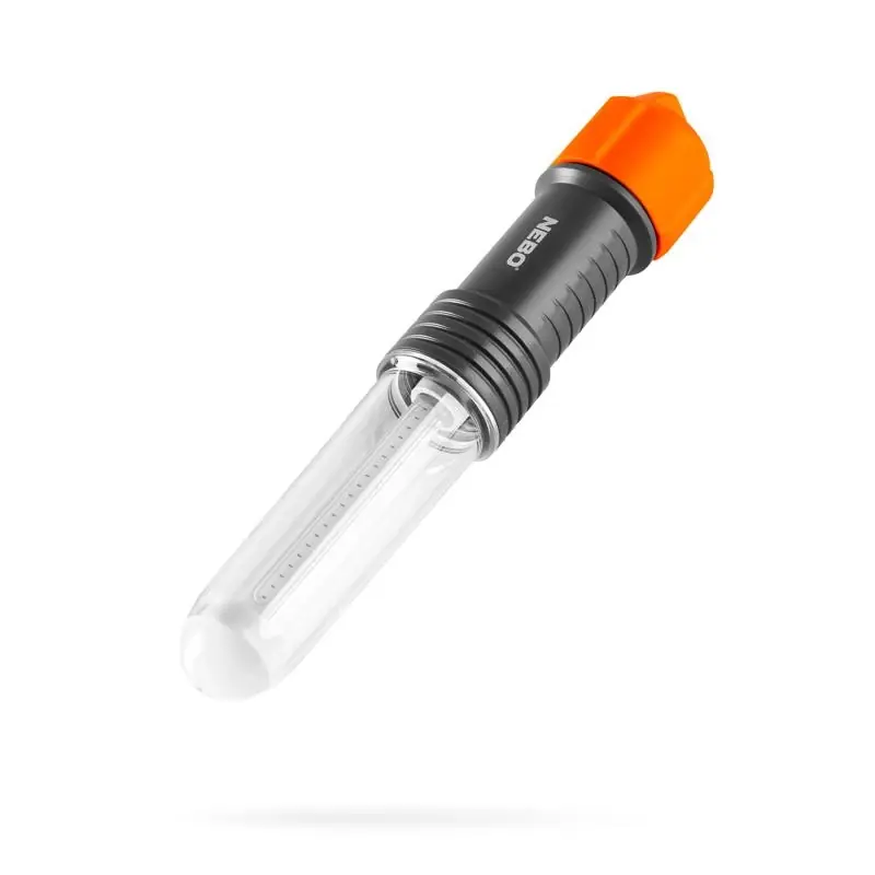 Submerser 300 Lumens Orange Led Tactical Lantern - Waterproof & Impact Resistant