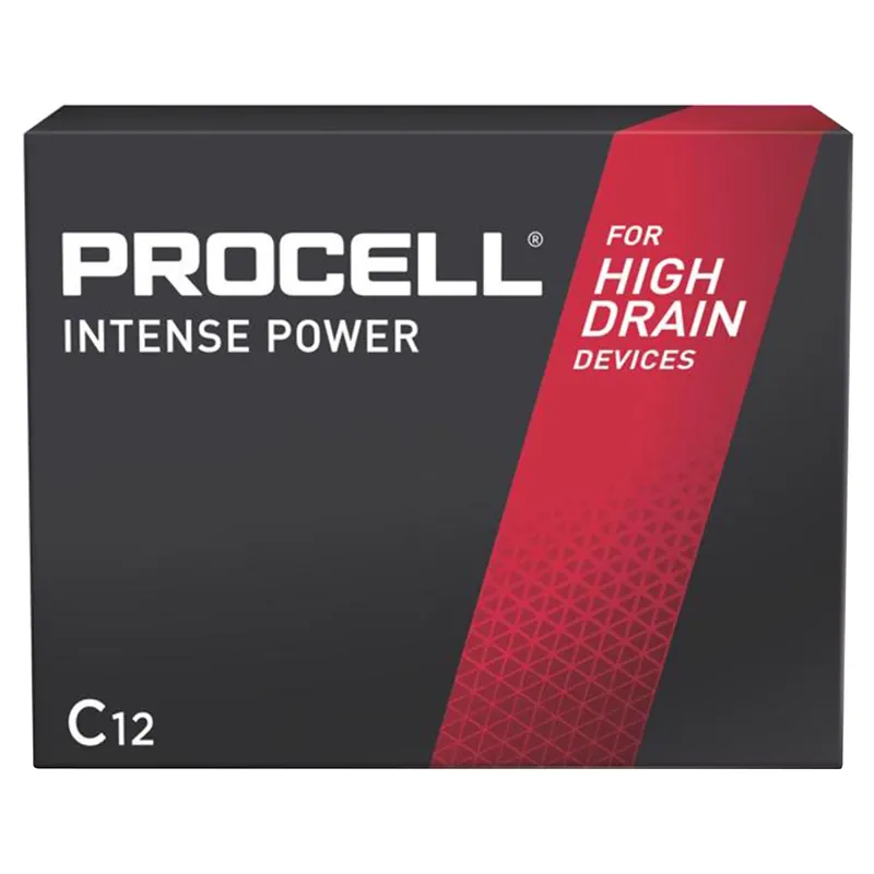 Procell Intense Alkaline C 1.5 V 7.933 MAh Primary Battery PX1400 12 Pk