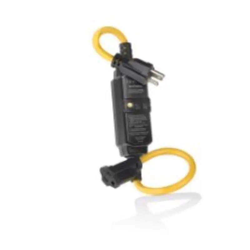 2 Ft. Black Gfci Extension Cord 14/3 Sjtw For Indoor And Outdoor Use