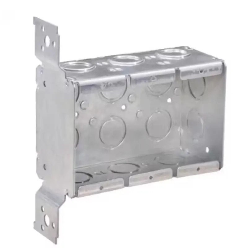 Tb-325-f-upc New And Old Work Rectangle Steel Switch Box, 3 Gang