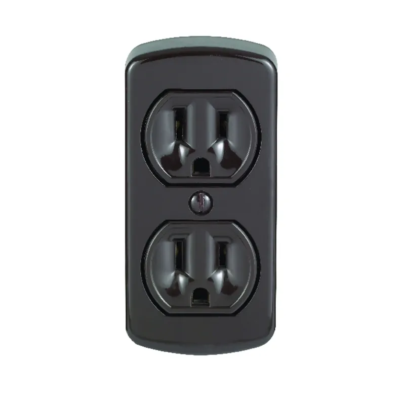 Leviton 15 Amps 125 V Duplex Brown Outlet 5-15R 1 Pk