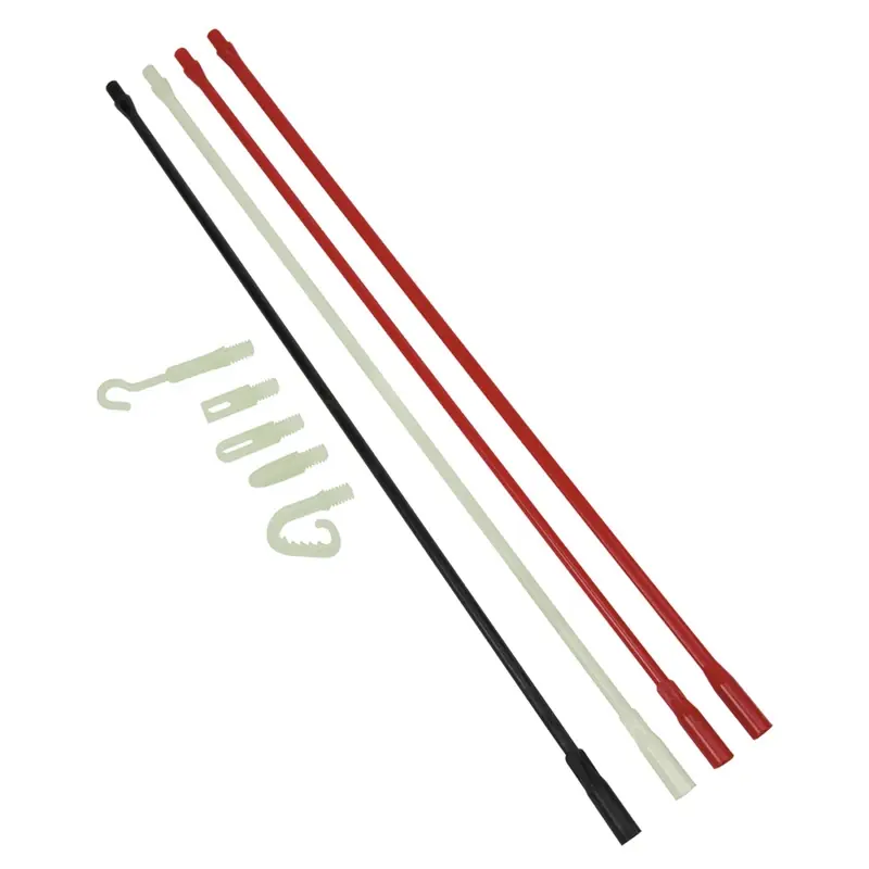 9-piece Polymer Fish Rod Set, 8 Inch Length, Non-conductive
