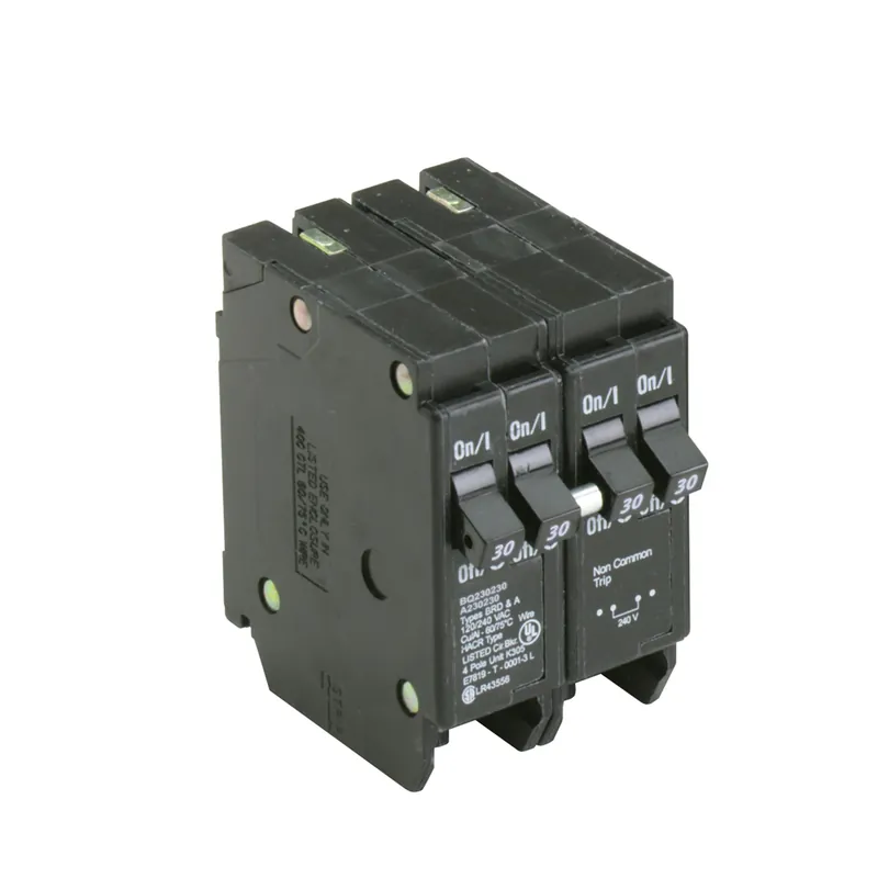 Circuit Breaker, Quadplex, Double Pole, 2-30A