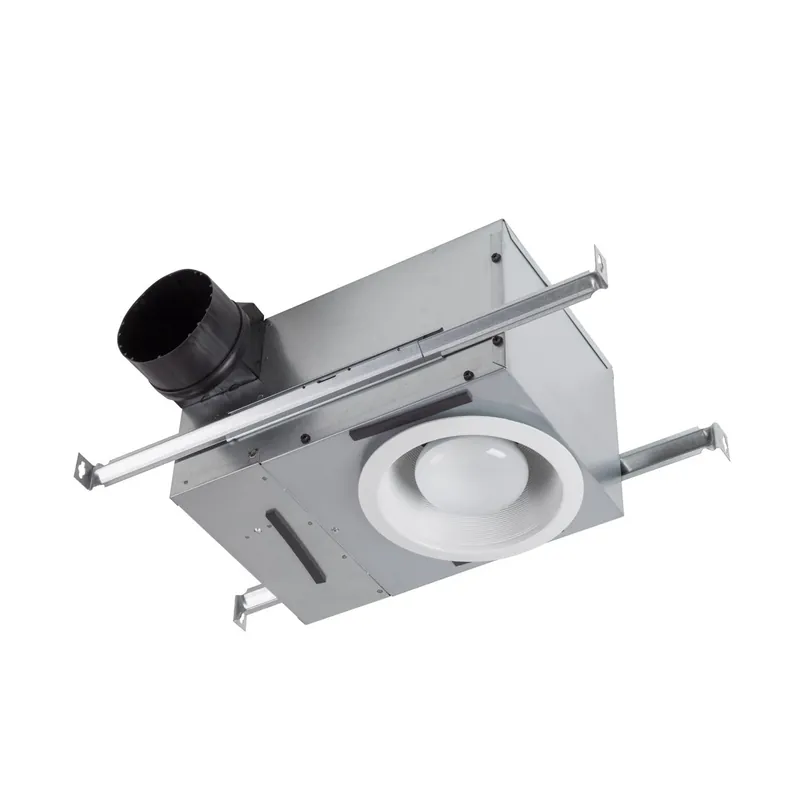 Recessed Bath Fan & Light, 70 CFM, 1.5 Sones, 6-7/8 In. H