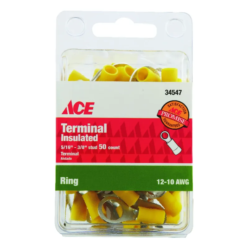 Ace Insulated Wire Ring Terminal 50 Pk
