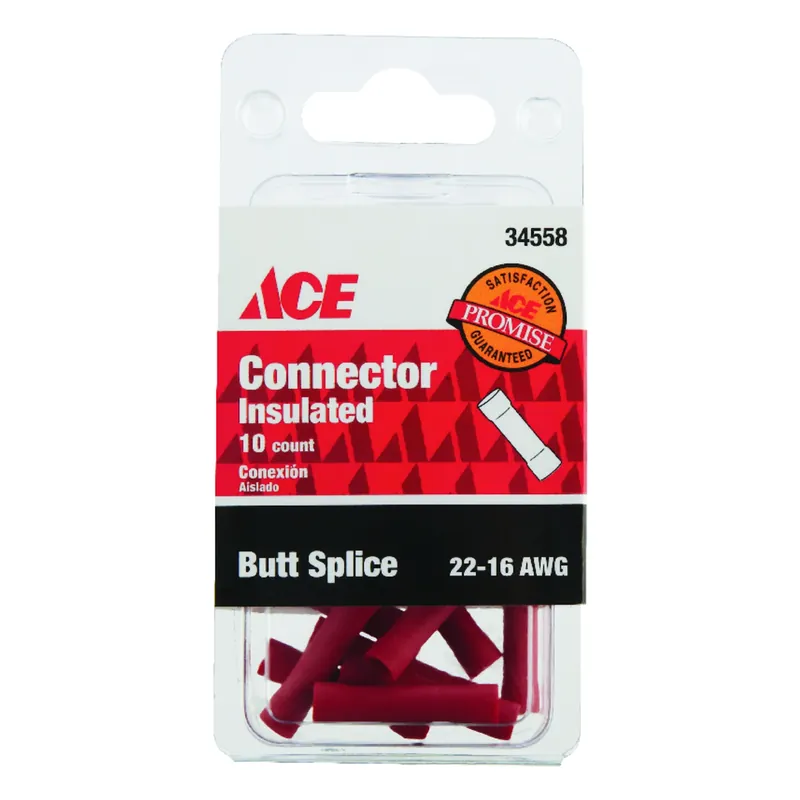 Ace Insulated Wire Butt Connector 10 Pk