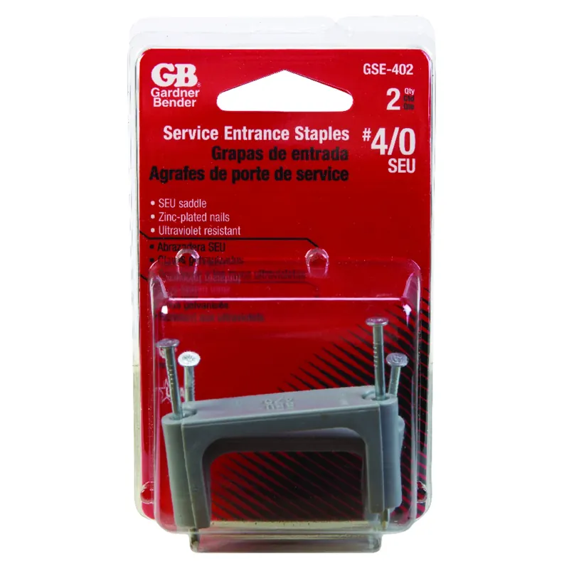 Gardner Bender 1-1/2 In. W Plastic Insulated Service Entrance Cable Strap 2 Pk