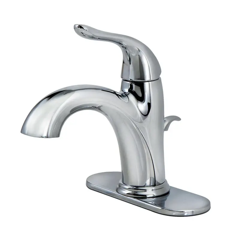 Chrome Single-handle Bathroom Sink Faucet 4 In. Pacifica Model 67510w-6101