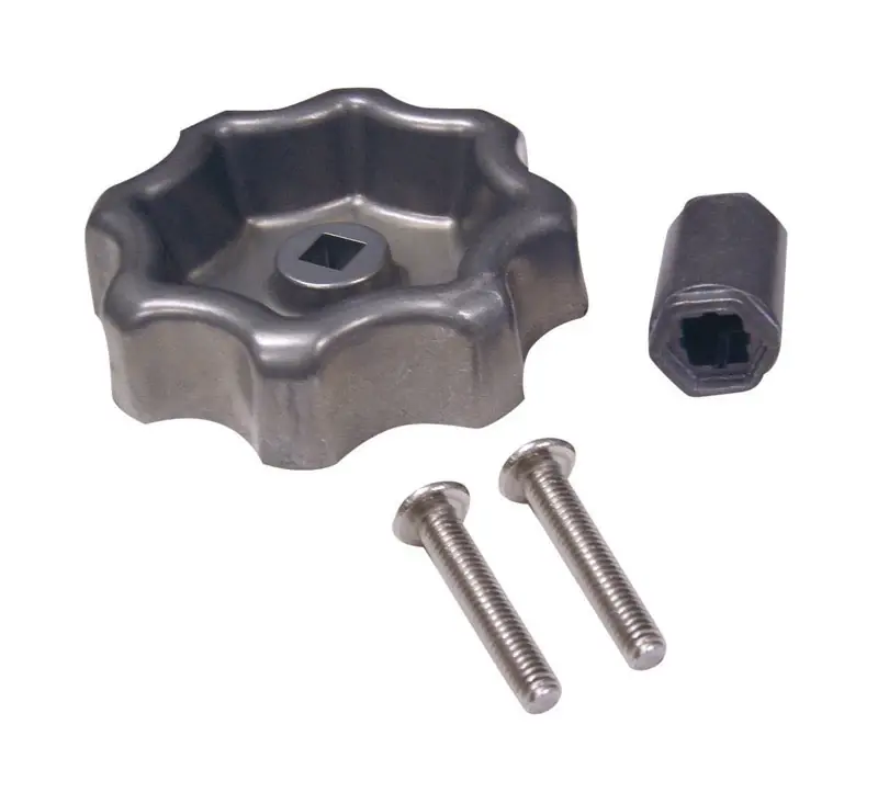 Universal Metallic Outdoor Faucet Handle - Durable Zinc Construction For Easy Repair